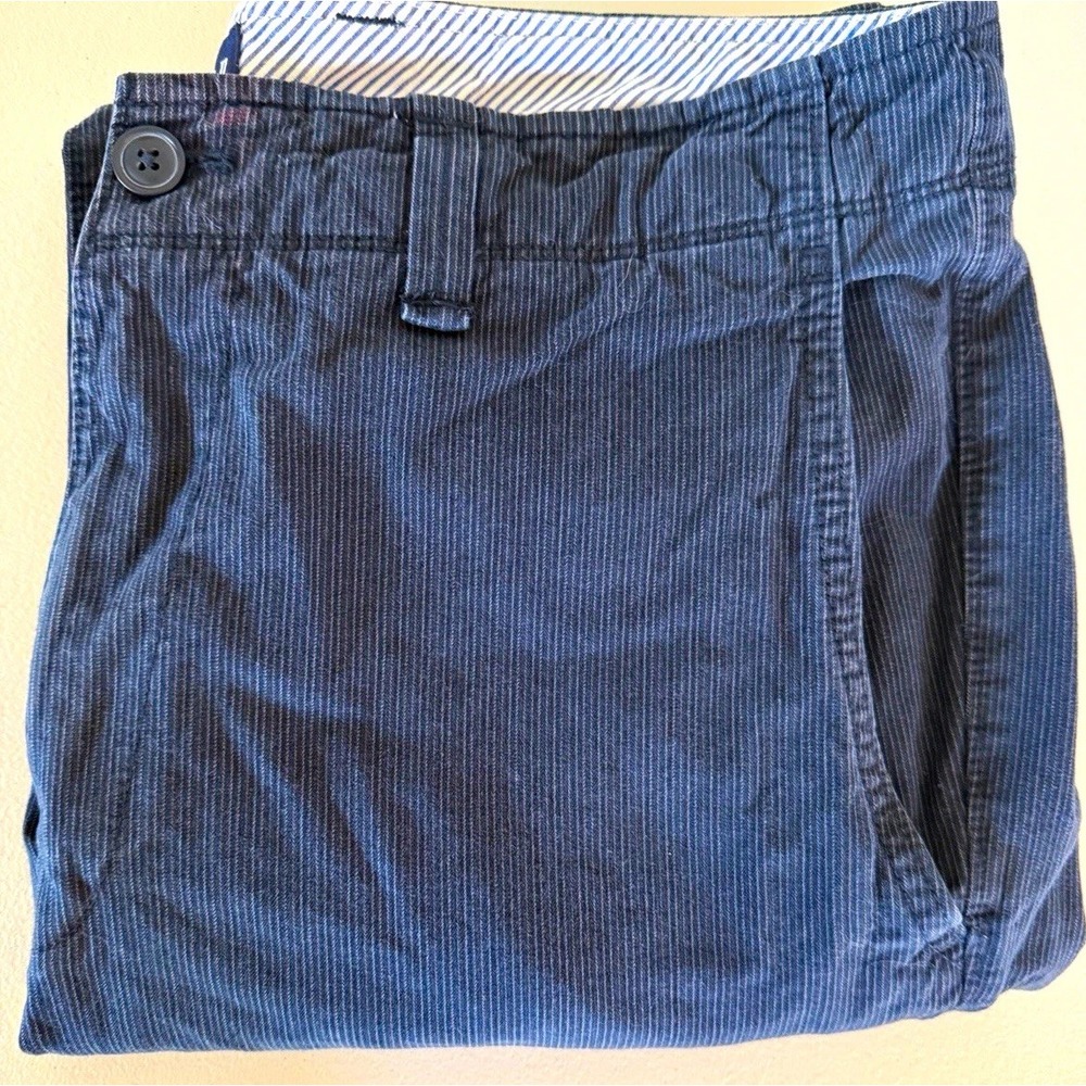 GAP Men's 34x32 Gray Cotton Corduroy Slim Fit Straight Flat Front Pants Pockets